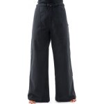 Pantalon de yoga zen pour femme fantazia - noir uni - k1814 - 100% coton �pais du n�pal