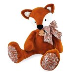 Pantin renard histoire dours - orange - 60 / 99 cm - douceur et sduction pour petits et grands