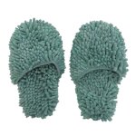 Pantoufles de balayage vadrouille chaussettes r�utilisable nettoyage sol chausson serpilli�re balai serpill�re ...