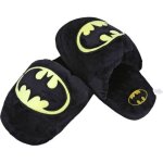 Pantoufles en peluche douce batman - noir - unisexe adulte - taille unique 29x15cm Pantoufles en peluche douce batman - noir - unisexe adulte - taille unique 29x15cm
