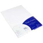 Papier a4 rain� verg� - extra blanc - 210g - 25 feuilles - id�al pour correspondance - compatible jet ...