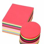 Papier affiche - folia - 500 feuilles - 10 couleurs assorties