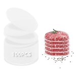 Papier antiadhsif - non spcifi - 11. 5cm - rsistant  la chaleur - idal pour hamburgers - multifonctionne ...
