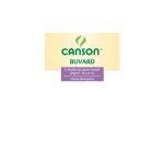 Papier buvard - canson - 160 x 210 mm - 125 g / m2 - blanc - 12 feuilles