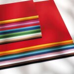 Papier color - folia - 130 g / m - 50 x 70 cm - 10 feuilles - idal pour vos crations