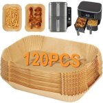 Papier cuisson pour air fryer ninja double stack xl sl400eu 95l 120 pi�ces accessoire pour air fryer ...