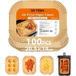 Papier cuisson pour friteuse � air - zrse - 100 pi�ces - 205x14 cm - r�sistant � lhuile et � leau - sans ...