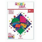 Papier dessin a4 - assorti - bloc de 20 feuilles - 120g - 10 teintes vives - mixte