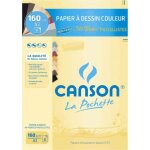 Papier  dessin - canson - mi - teintes - a3 - 8 feuilles - 160 g / m2