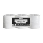 Papier essuyage 2 plis d�vidage central mini 81 m pure ouate blanche par 6