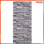 Papier peint adh�sif - akozon - brique (3d) - autocollant sans colle - pvc 45�100 cm - imitation vraie ...