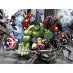 Papier peint intiss� - disney - avengers au combat - 360 cm x 270 cm - multicolor - r�sistant