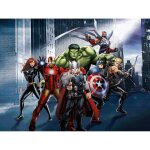 Papier peint intiss� - disney - avengers au combat - 360 cm x 270 cm - multicolor - motif enfant
