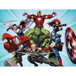 Papier peint intiss� - disney marvel avengers pr�t � combattre - 360 cm x 270 cm multicolor