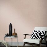 Papier peint intiss� fibreux zen - tranquil - beige - bureau - int�rieur - 52cm - mat - uni