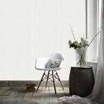 Papier peint intiss� � peindre cr�pi �cras� 1005 x 52cm blanc
