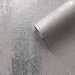 Papier peint - muriva - sienna ombre - rose sombre et argent - 10m x 53cm - vinyle