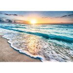 Papier peint photo intissé - (11040v2t) plage - 312x219cm - 3 lés - mural poster géant xxl - mer beach ... Papier peint photo intissé - (11040v2t) plage - 312x219cm - 3 lés - mural poster géant xxl - mer beach ...