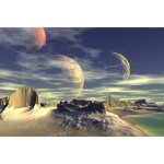 Papier peint photo intissé - (205208) - planètes galaxy - 300x223cm - 6 lés - mural poster géant xxl ... Papier peint photo intissé - (205208) - planètes galaxy - 300x223cm - 6 lés - mural poster géant xxl ...