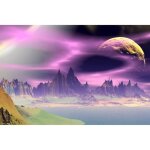 Papier peint photo intissé - (205229) - vue galaxy - 300x223cm - 6 lés - mural poster géant xxl - forêt ... Papier peint photo intissé - (205229) - vue galaxy - 300x223cm - 6 lés - mural poster géant xxl - forêt ...
