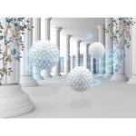 Papier peint photo murale mur intiss� (2062) tunnel 3d - 400x260cm - tapisserie fond d?�cran affiche ...