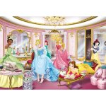 Papier peint - disney - princesses dans leur dressing - intiss� - 368 cm x 254 cm - motif enfant