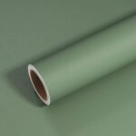 Papier peint vert sauge vintage rouleau adhesif pour euble papier peint adhesif ural salon autocollant ...