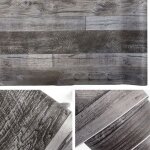 Papier peint vinyle autocollant - ulisem - imitation bois - pelable et amovible - 457x600 cm - marron ...