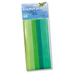 Papier de soie 20g d�grad� de verts 10 feuilles de 50x70cm