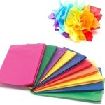 Papier de soie (l)500 x (h)700 mm assorti