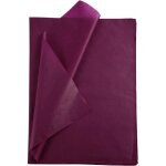 Papier de soie - diffrents coloris - 50 x 70 cm - 10 feuilles bordeaux - rouge - enfant - mixte