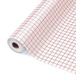 Papier transfert pour vinyle adhesif - rouge - film de transfert transparent autocollant Papier transfert pour vinyle adhesif - rouge - film de transfert transparent autocollant