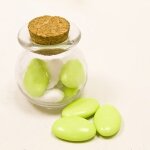 Paquet de 24 pots ronds en verre - transparent r