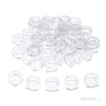 Paquet de 50 pots de maquillage vides en pot de de voyage en pot de cosmétique 5g clair Paquet de 50 pots de maquillage vides en pot de de voyage en pot de cosmétique 5g clair