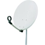 Parabole acier - elap - lnb elap - 60 cm - beige Parabole acier - elap - lnb elap - 60 cm - beige
