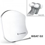 Parabole multisatellite - cahors - bisat g2 - 2 lnb single - support 6� - multi r�ception satellite