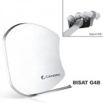 Parabole fibre multisatellite - cahors - bisat g4b - 4 lnb - réception 2 à 4 satellites - antenne performante ... Parabole fibre multisatellite - cahors - bisat g4b - 4 lnb - réception 2 à 4 satellites - antenne performante ...