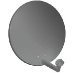 Parabole satellite acier 80 cm anthracite antenne sans lnb hd me Parabole satellite acier 80 cm anthracite antenne sans lnb hd me