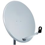 Parabole satellite aluminium blanche 80cm avec support lnb idéal astra eutelsat Parabole satellite aluminium blanche 80cm avec support lnb idéal astra eutelsat