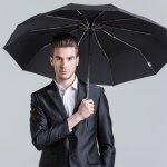 Parapluie - revdesign - automatique - antivent - pliable - noir