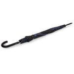 Isotoner parapluie canne ultra - dperlant solide ouverture auto / fermeture manuelle patchwork plume ...