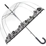 Parapluie cloche transparent dentelle