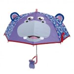 Parapluie - fisher - price - hippo - violet / bleu - 80 cm - manuel