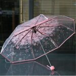 Parapluie funmoon femmes transparent 3 plis coupe vent en fleurs de cerisier champignon apollo sakura ... Parapluie funmoon femmes transparent 3 plis coupe vent en fleurs de cerisier champignon apollo sakura ...