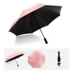 Parapluie - funmoon - grand coupe vent protection uv inversé pliant - femme - tissu de broderie - noir ... Parapluie - funmoon - grand coupe vent protection uv inversé pliant - femme - tissu de broderie - noir ...