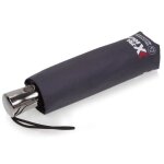 Isotoner parapluie x - tra solide ultra dperlant ouverture / fermeture automatique gris liser fonc ...