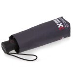 Isotoner parapluie x - tra solide anti - retournement dperlant ouverture / fermeture auto gris liser ...