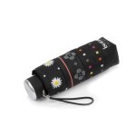 Isotoner parapluie compact solide ultra dperlant  ouverture manuelle patchwork pquerette femme