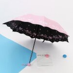 Parapluie pliant de qualit pour femmes - funmoon - anti - uv coupe - vent et fleuri