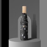 Parapluie pliant funmoon pour hommes et femmes - lger et surdimensionn - livraison directe